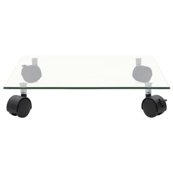 plantevogne 4 stk. 35x35 cm firkantet hærdet glas
