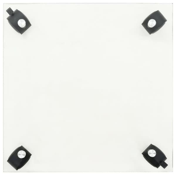 plantevogne 4 stk. 35x35 cm firkantet hærdet glas