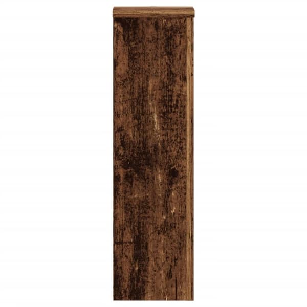 Kasvitelineet 2 kpl vanha puu 17x17x60 cm tekninen puu