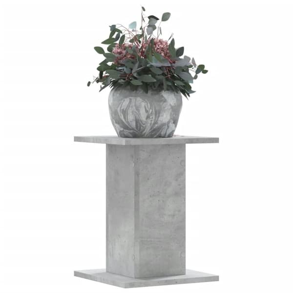 Kasvitelineet 2 kpl betoninharmaa 30x30x40 cm tekninen puu