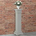 Miniatyrbild 1 av 2: Klassisk blompelare grå 17x17x66 cm MDF