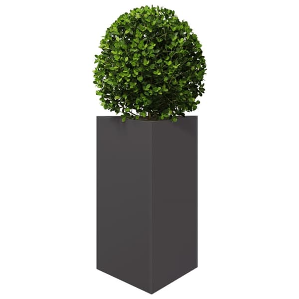 plantekrukke 50x43x75 cm trekantet stål sort
