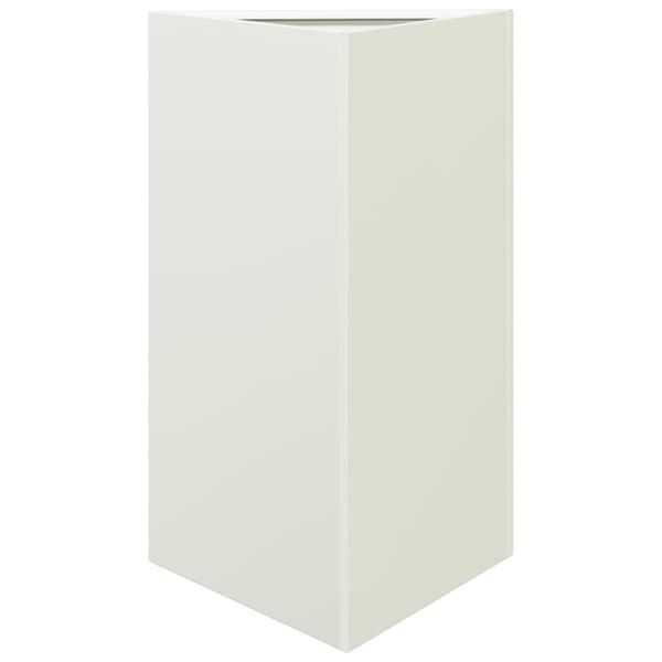 plantekrukke 50x43x75 cm trekantet stål hvid