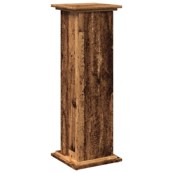 piedestal med opbevaring 31x30x90 cm konstrueret træ