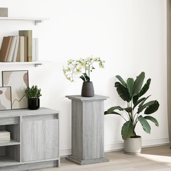 piedestal med opbevaring 31x30x60 cm konstrueret træ