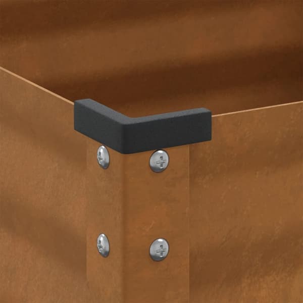 plantekasse 100x41x90 cm cortenstål