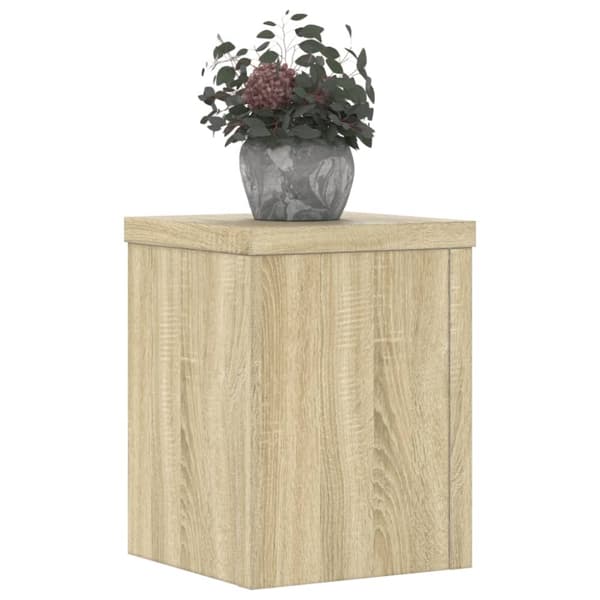 Kasvitelineet 2 kpl Sonoma-tammi 15x15x20 cm tekninen puu