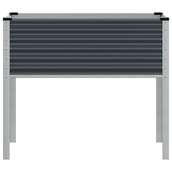 plantekrukke 100x41x90 cm stål antracitgrå