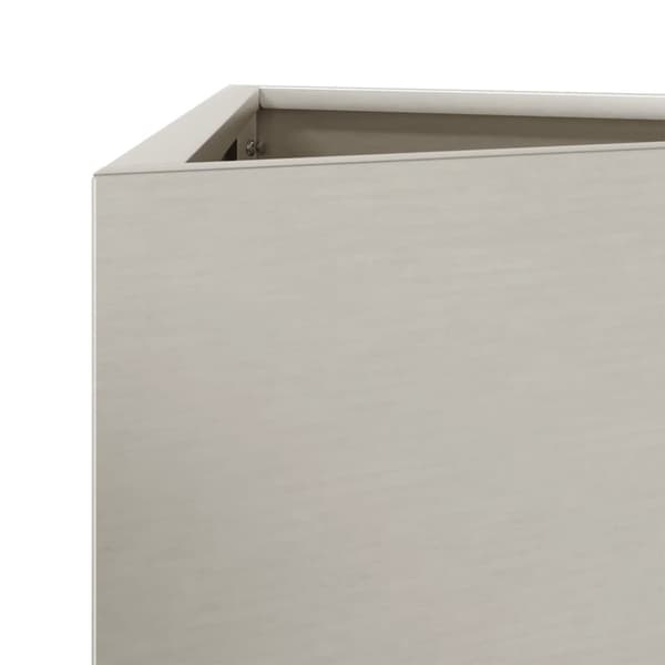 Odlingslåda triangulär 30x26x75 cm rosttrögt stål