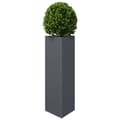 Pikkukuva 4 / 10: Puutarhakukkalaatikot 2kpl antrasiitti kolmio 30x26x75 cm teräs