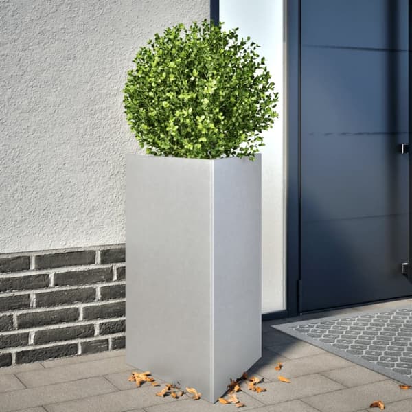 plantekasse 50x43x75 cm trekantet galvaniseret stål