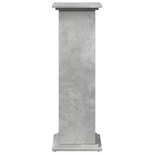piedestal med opbevaring 31x30x90 cm konstrueret træ betongrå