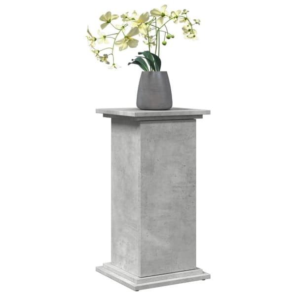 piedestal med opbevaring 31x30x60 cm konstrueret træ betongrå