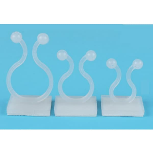 INF 10-pakning store rankeclips for plantestøtte