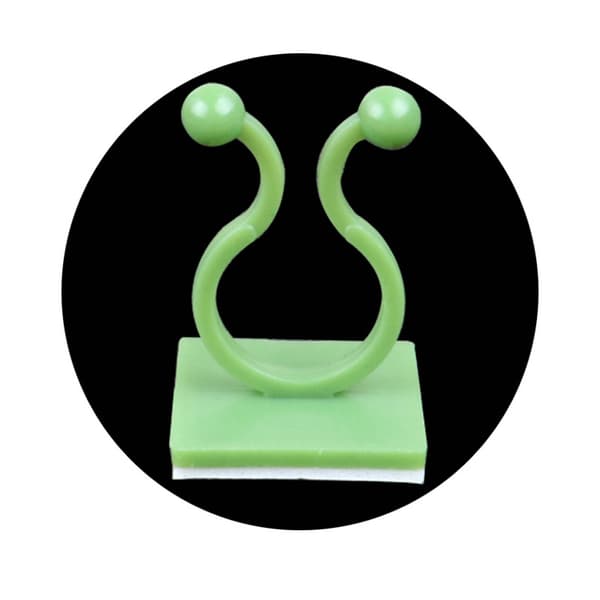 INF 10-pakning små rankeclips for planter, selvklebende veggranke-klips