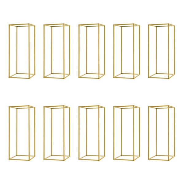 Guldmetal Blomsterstand, Holdbar Konstruktion, Elegant Design,Guld, M