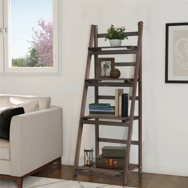 4-lags planteholder, letvægtsdesign, holdbart Paulownia-træ, nem montering