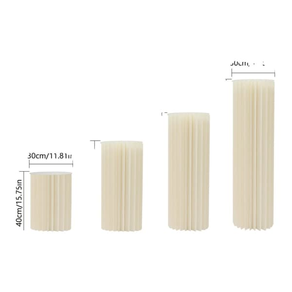 Cylinderblomsterställ, Modern Design, Hög Lastkapacitet,VIT