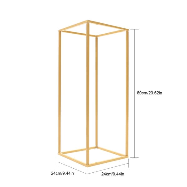 Metal Blomsterstand, Elegant Guld Design, Nem Samling,M