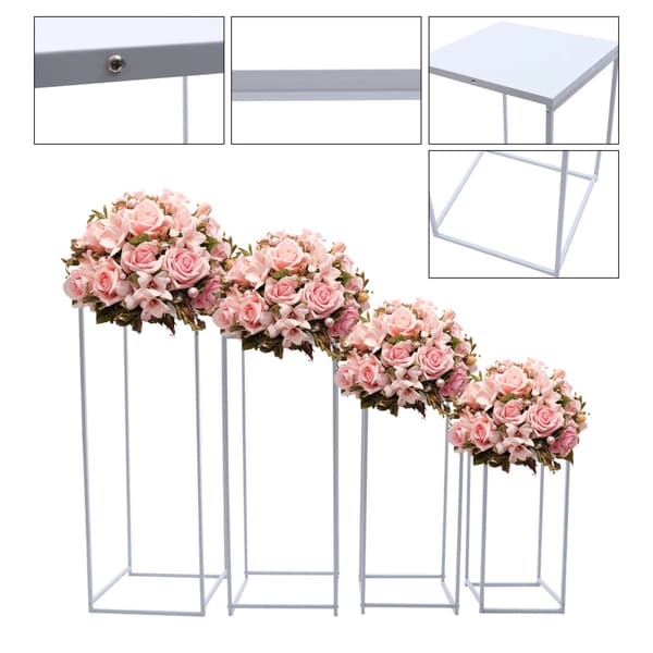 Blomsterstand, Hvid Metal Konstruktions, Alsidig til Begivenheder,HVID