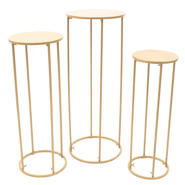 Blomsterstande, holdbar jernkonstruktion, nem montering,Guld