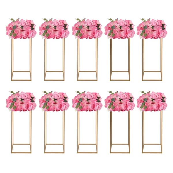 Guldblomsterställset, Modernt rektangulärt design, Belastningskapacitet 10 kg, Set om 10