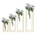 Miniatyrbillede 1 af 4: Bryllupsblomsterstandssæt, Moderne guldfinish, Alsidig til begivenheder,M