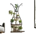 Miniatyrbillede 1 af 2: Planteholder, Vintage Design, 5-Lags Opbevaring,Brun