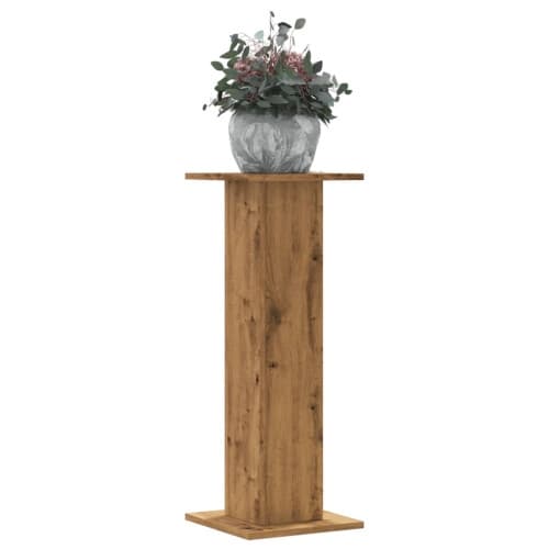 Växtställ 2 st ek 30x30x80 cm konstruerat trä