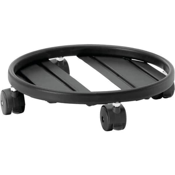 Metallisk rullvagn - GARDEN ID Metallvagn - diameter 35 cm Max 68 kg - 360° rotation, Optimerad höjd, Robust.