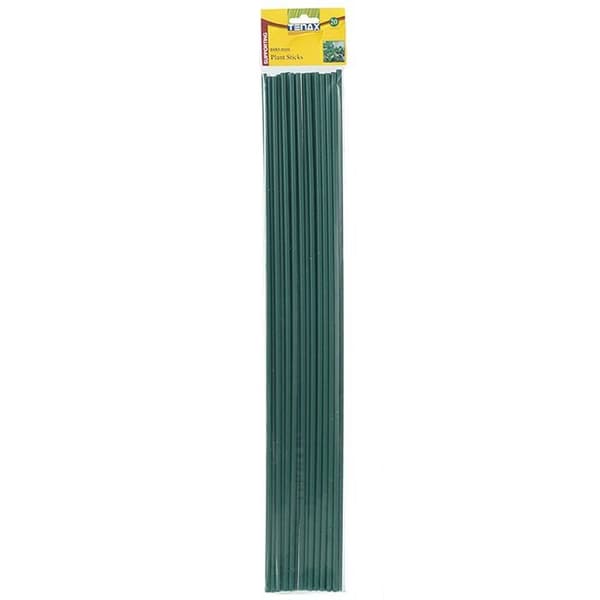 Plastiktutorer - MÄRKE - Liten diameter - Höjd 60 cm - Paket med 20 - Grön