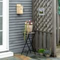 Miniatyrbillede 2 af 9: Plante Stand, Ø36x67 cm, Sort Hvid Gul