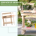 Miniatyrbillede 4 af 9: Havebord, 92x45x119 cm, Naturtræ
