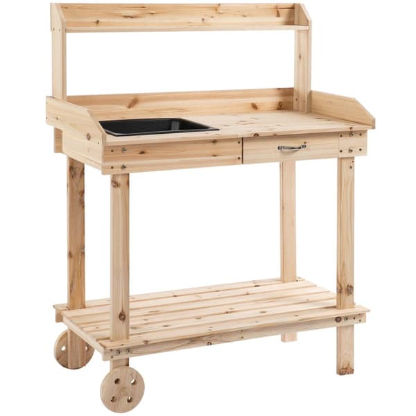 Havebord, 92x45x119 cm, Naturtræ