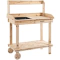 Miniatyrbillede 1 af 9: Havebord, 92x45x119 cm, Naturtræ