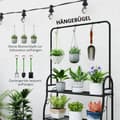Miniatyrbillede 5 af 9: Plantestativ, 75x25x137 cm, Sort