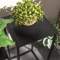 Miniatyrbillede 9 af 9: Plante Stand Sæt, 25x25x58.5 cm, 31x31x65 cm, Sort