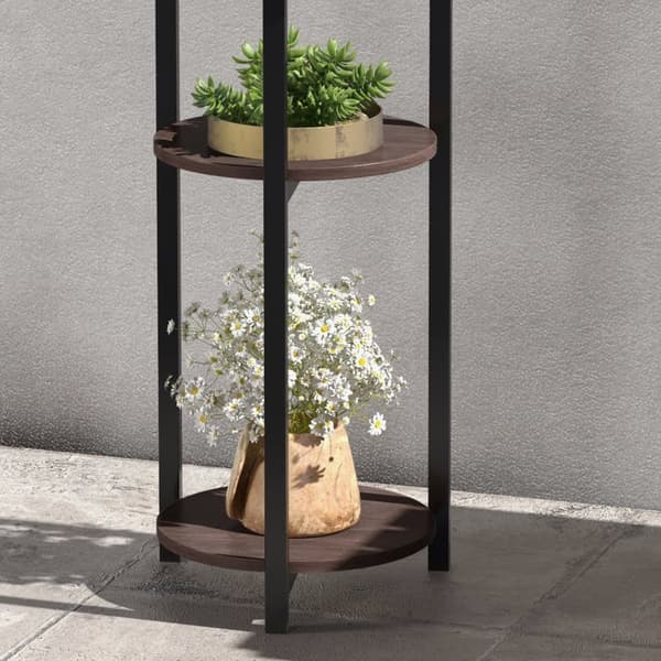 Plante Stand, 28x28x87 cm, Brun