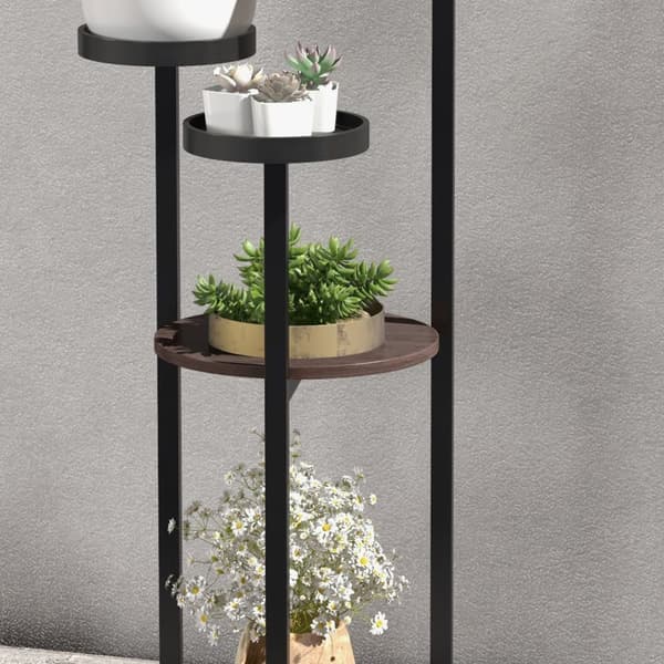 Plante Stand, 28x28x87 cm, Brun