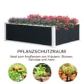 Miniatyrbillede 5 af 9: Hævet Blomsterbed, 100x80x30 cm, Grå
