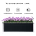 Miniatyrbillede 6 af 9: Hævet Blomsterbed, 100x80x30 cm, Grå