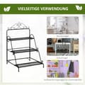 Miniatyrbillede 6 af 9: Plante Stand, 60.5x59.5x95.5 cm, Sort