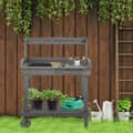 Miniatyrbillede 2 af 9: Plantebord, 92x45x119 cm, Grå