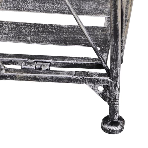 Växtställ, 44x25x96 cm, Silvergrå