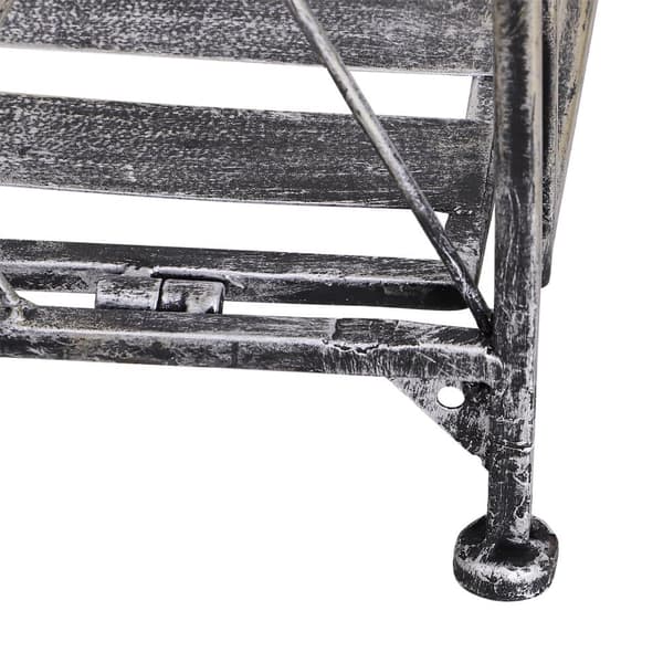 Växtställ, 44x25x96 cm, Silvergrå