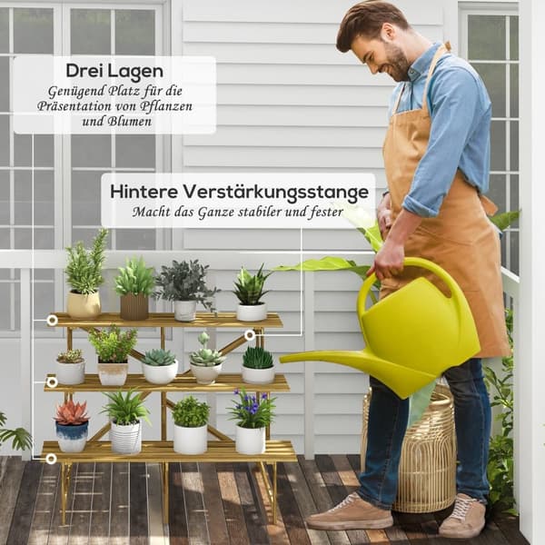 Plante Stand, 120x80x78 cm, Natur