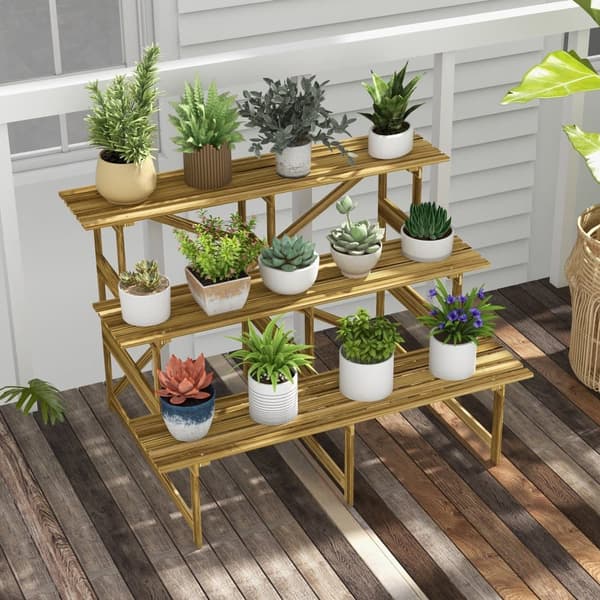 Plante Stand, 120x80x78 cm, Natur