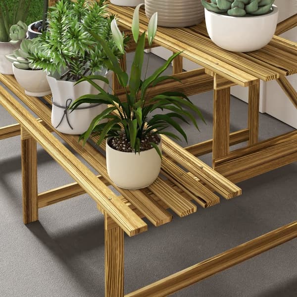 Plante Stand, 120x80x78 cm, Natur