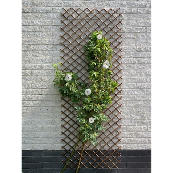 Expanderbart spaljé - NATUR - Naturlig FSC-rotning - 90 x 180 cm