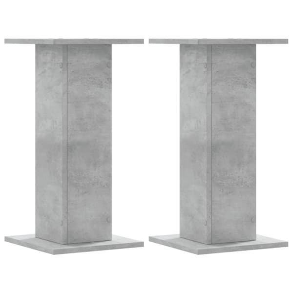 Växtställ 2 st betonggrå 30x30x60 cm konstruerat trä